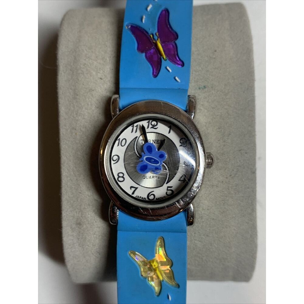 Kids Bijoux Turner Butterflies Blue Plastic Band Analog Watch